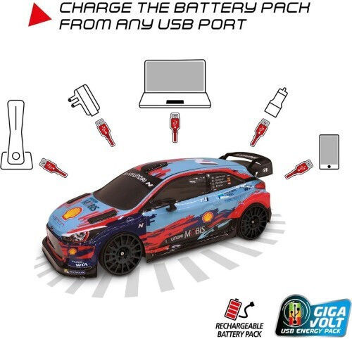 Mondo Motors Hyundai i20 WRC Remote Controlled Car Blue