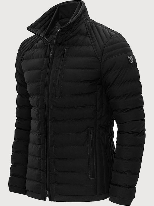 Geacă Iarnă Puffer Neagră