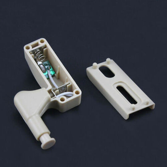 LED Emergency Light Hinge with Battery Powered and Photocell Light 2pcs