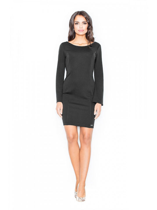 Figl M416 Mini Dress Black