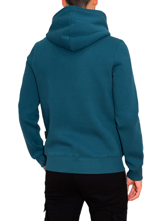 3Guys Men's Sweatshirt Petrol Blue