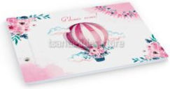 Tsantakides Guest Book with Hot Air Balloon Theme