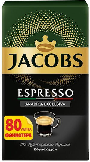 Jacobs Espresso Coffee Arabica Exclusiva Ground in Box 250gr