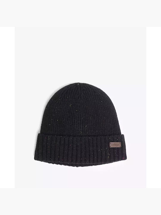 Barbour Männer Set mit Beanie mit Rippstrick in Schwarz Farbe