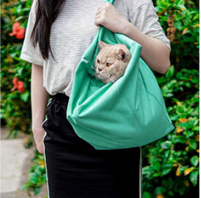 Nunbell Pet Dog/Cat Carrying Turquoise Bag for 6kg Pets L55xW38cm