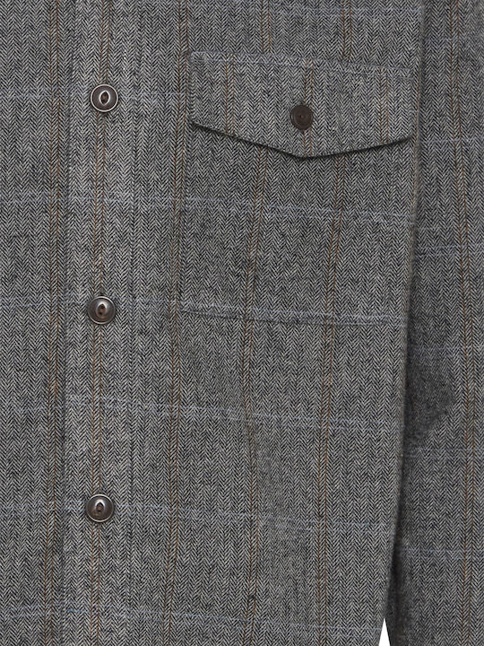 Μακρυμάνικo Overshirt Γκρι
