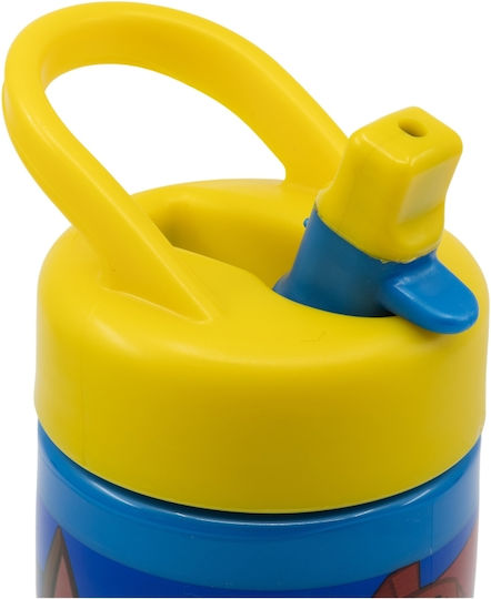 Stor Kunststoff Kinder Trinkflasche Paw Patrol mit Stroh 410ml