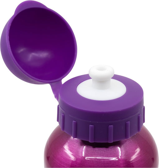 Stor Kinderflasche Pfoten-Patrouille Aluminium Rosa 400ml (Verschiedene Designs/Farben)