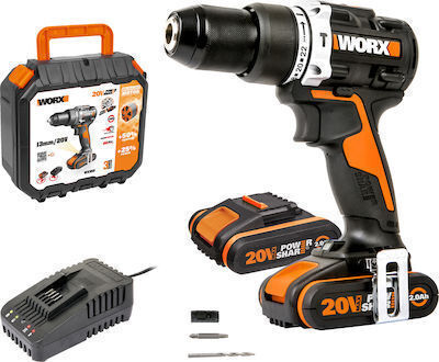 Worx WX-JCR Percussive Drill Driver Battery Solo Brushless 20V