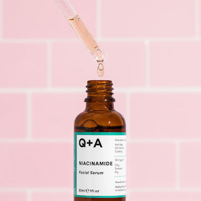 Q+A Natural Skincare Serum Gesicht für Glanz & Aufhellung 30ml