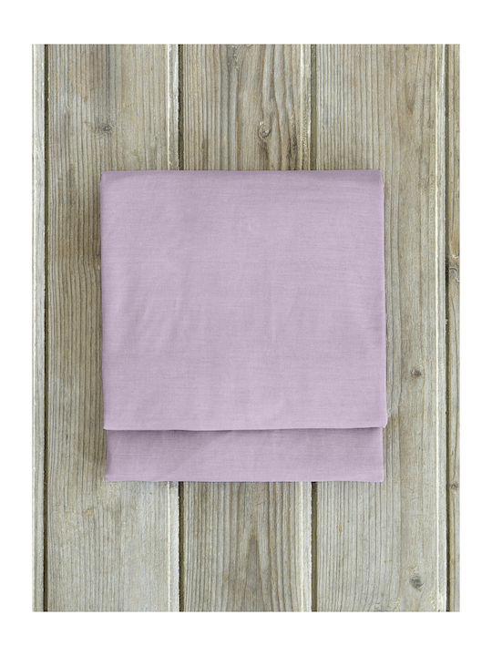 Nima Sheet King Size 270x280cm. Unicolors 32890 Pale Mauve