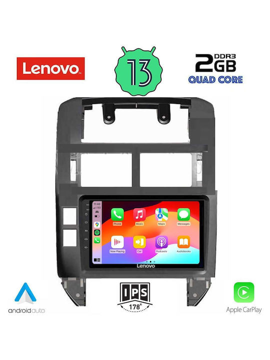 Lenovo Ηχοσύστημα Αυτοκινήτου για Volkswagen Polo 2002-2009 (Bluetooth/USB/WiFi/GPS/Apple-Carplay/Android-Auto) με Οθόνη Αφής 9"