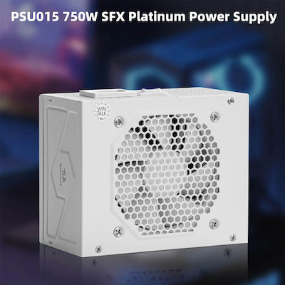 Redragon GC-PS015/RGPS-750SFX 750W White Computer Power Supply Full Modular 80 Plus Platinum