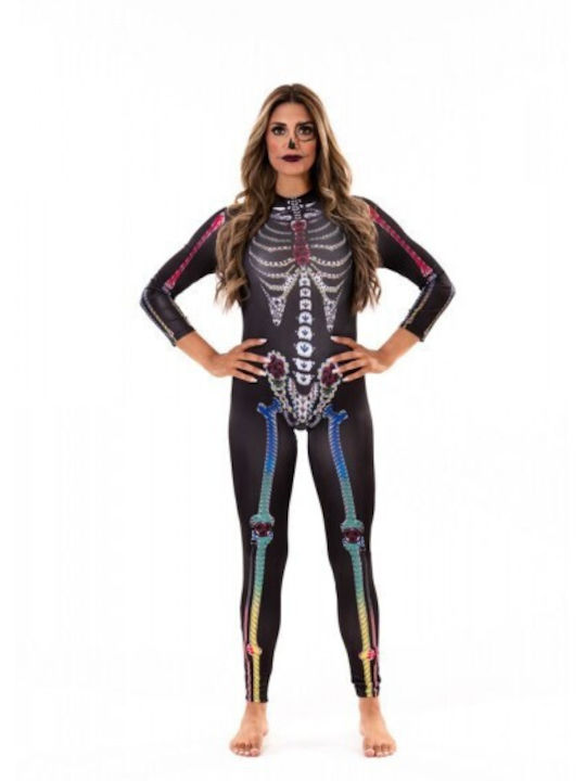 Апарат за карнавални костюми за възрастни Skeleton Skin