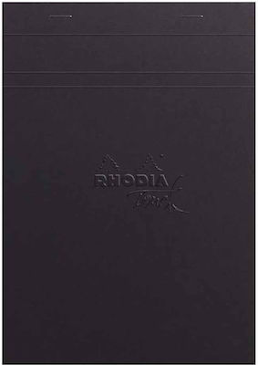 Rhodia Notizbuch A5 mit leeren Seiten Schwarz