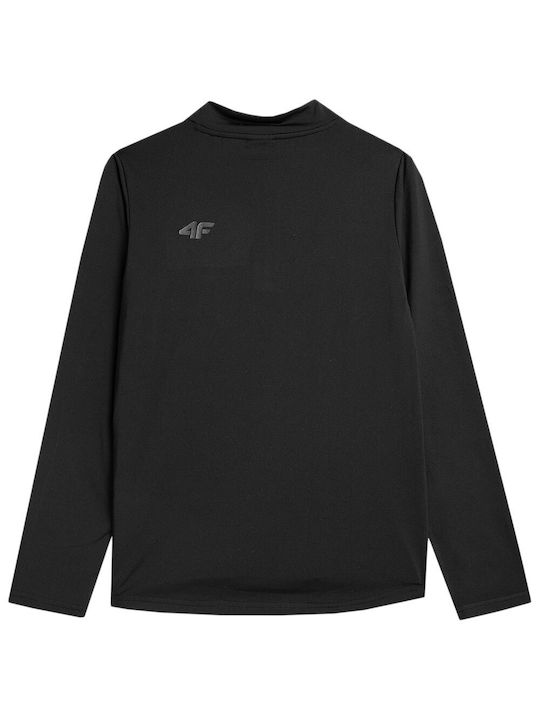 4F Kinder Thermoshirt Schwarz