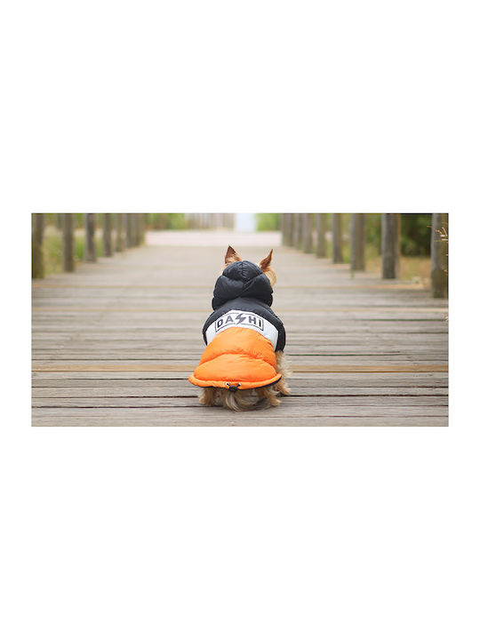 Dashi Кучешки палта Водоустойчиво Orange XLarge с дължина на гръбчето 44 см.