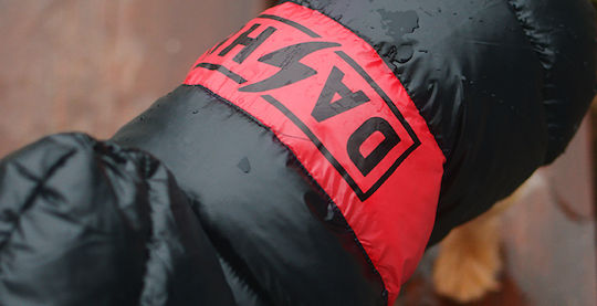 Dashi Кучешки палта Водоустойчиво Red XSmall с дължина на гръбчето 30 см.