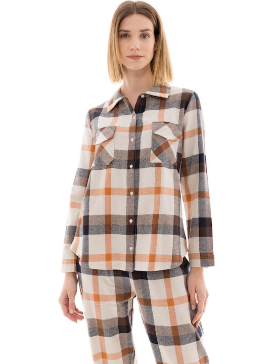 Pink Label Winter Damen Pyjama-Set Pink