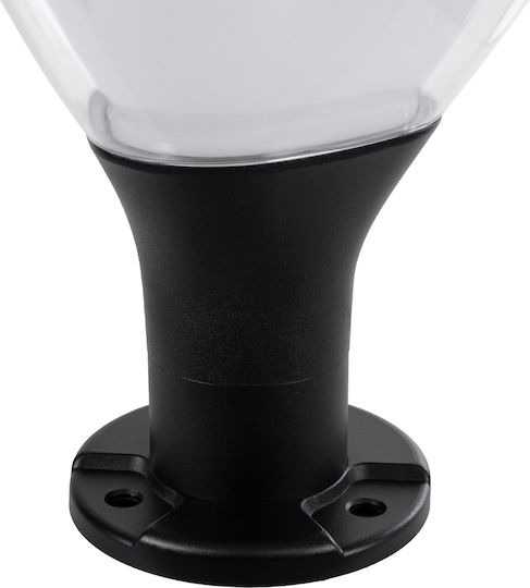 GloboStar Ηλιακό Φωτιστικό Δαπέδου Κολωνάκι 10W 330lm Ψυχρό Λευκό 6000K με Αισθητήρα Κίνησης και Φωτοκύτταρο IP65 26x26x30εκ.