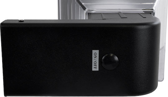 GloboStar Σετ 4 Ηλιακά Φωτιστικά Δαπέδου 10W 330lm Ψυχρό Λευκό 6000K με Αισθητήρα Κίνησης και Φωτοκύτταρο IP65