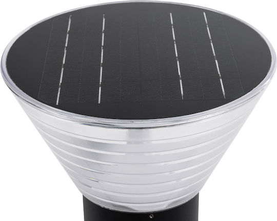 GloboStar Veggie Επιτοίχιο Ηλιακό Φωτιστικό 10W 330lm Ψυχρό Λευκό 6000K με Φωτοκύτταρο IP65 23x30x25εκ.