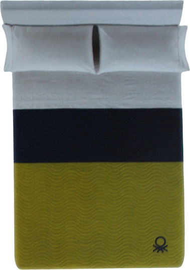 Benetton 004 Κουβερλί Ημίδιπλο Λαχανί 185x270cm
