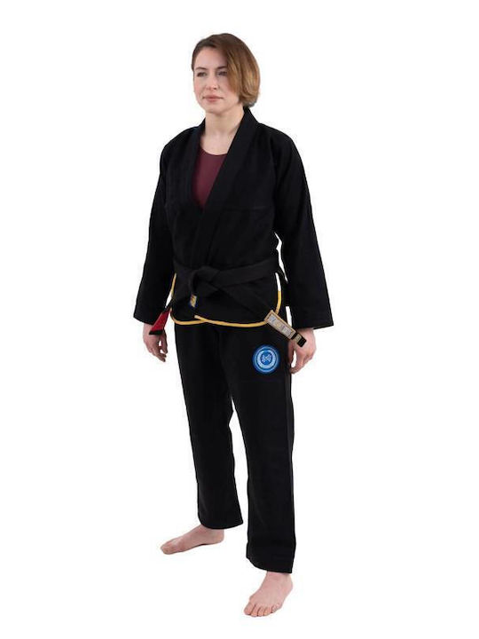 Scramble Ανδρική Ζακέτα Brazilian Jiu Jitsu Μαύρη