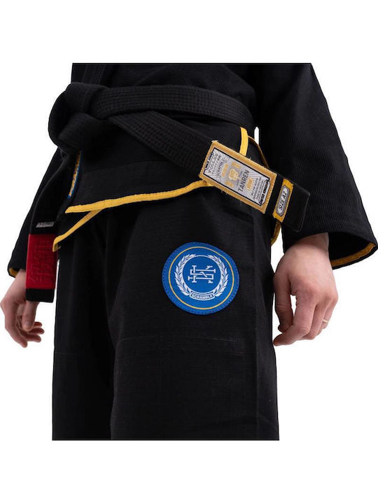 Scramble Ανδρική Ζακέτα Brazilian Jiu Jitsu Μαύρη