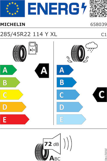 Michelin Primacy A/s 285/45R22 114E-Commerce-Website XL Sommerreifen Reifen für Passagier Auto