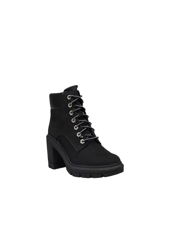 Timberland Allington Piele Ghete dama Negru