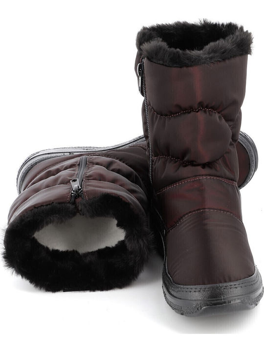 Women's Ankle Boots Burgundy