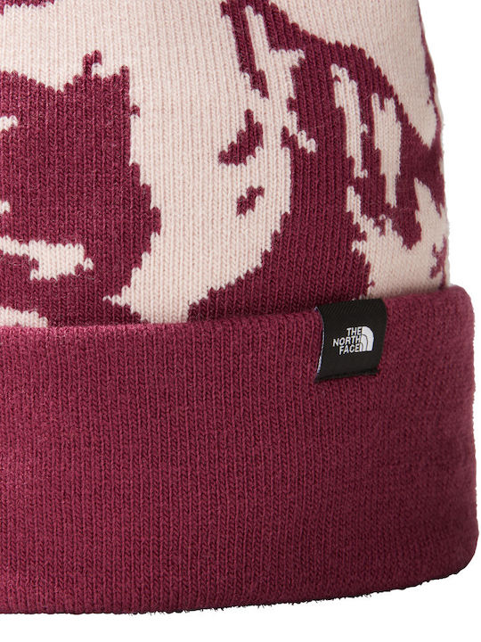 The North Face Beanie Unisex Σκούφος Πλεκτός σε Ροζ χρώμα