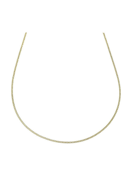 Senzio Belibasakis Goldene Kette Nacken 14K Länge 50cm