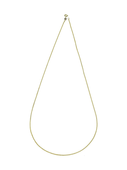 Senzio Belibasakis Goldene Kette Nacken 9K mit einer Länge von 55cm