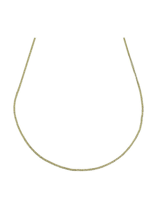 Senzio Belibasakis Two-tone Chain Neck made of Gold 14K Length 55cm