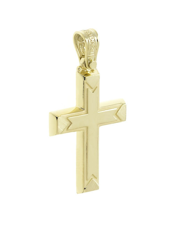 Triantos Men's Gold Cross 14K