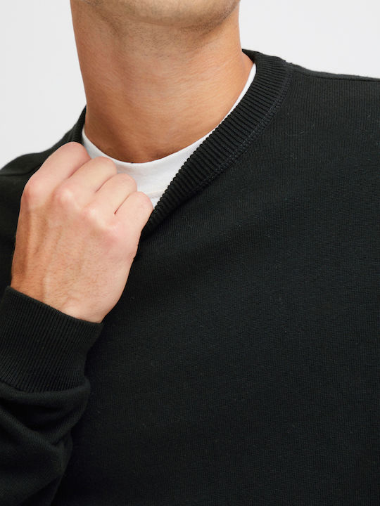 Langarm-Pullover Schwarz