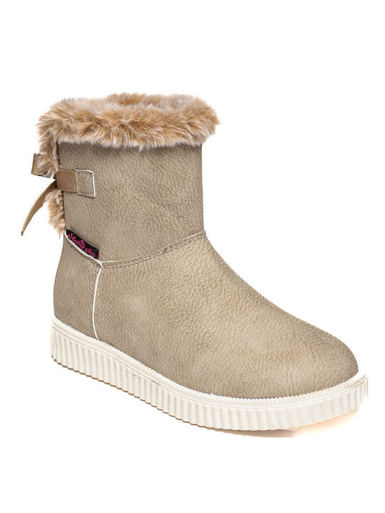 Marikelly Kids Booties Beige