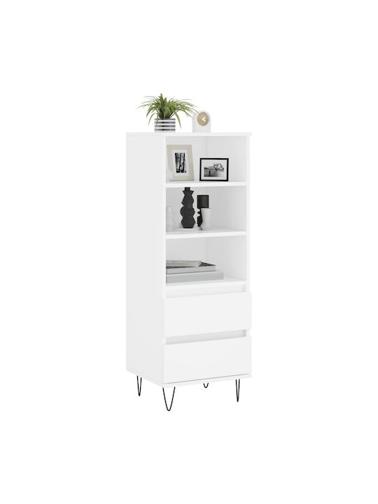 Βιβλιοθήκη Λευκό 40x36x110εκ.