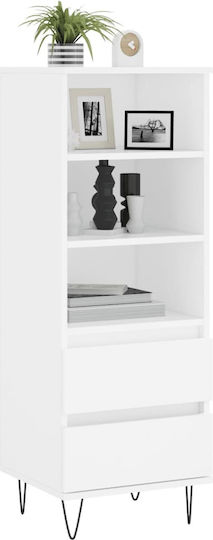 White Bookcase 40x36x110 cm