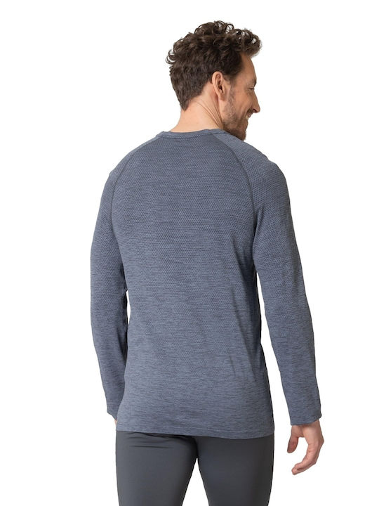 Odlo Essentials Men's Athletic Long Sleeve Blouse Gray