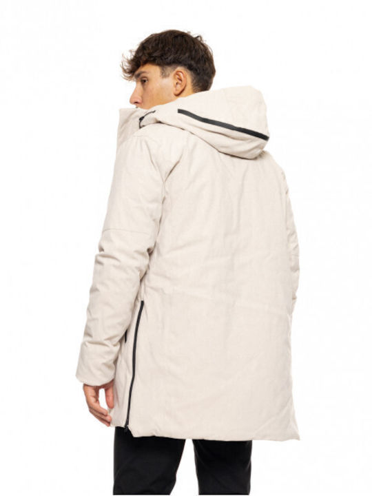 Biston Men's Winter Jacket White