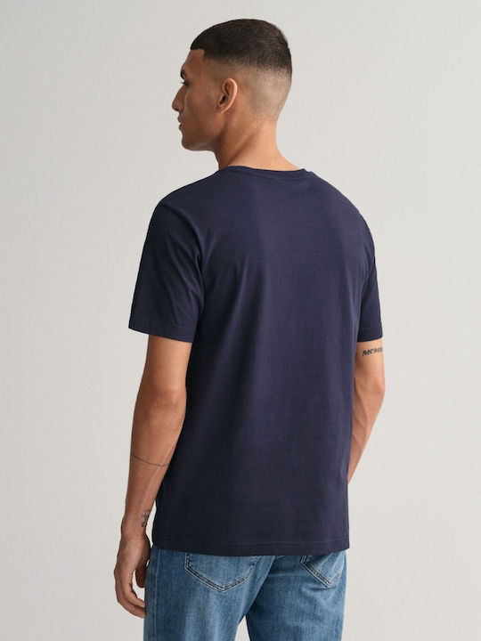 Gant Archive Shield T-shirt Navy Μπλε