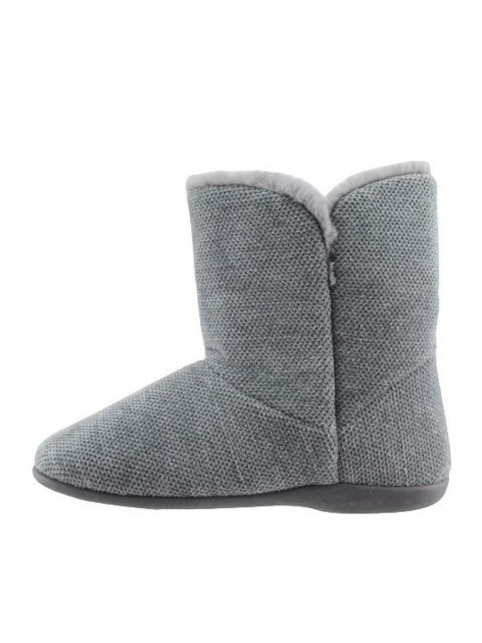 Papuci De Iarnă Pentru Femei Botine Gri G-TM005C-2067