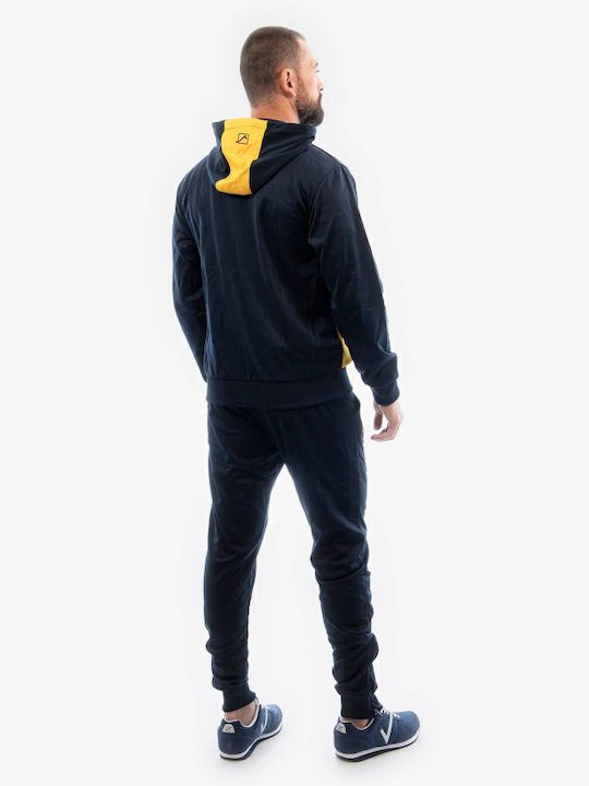 Tuta Visa Tracksuit with Elastic Navy / Yellow