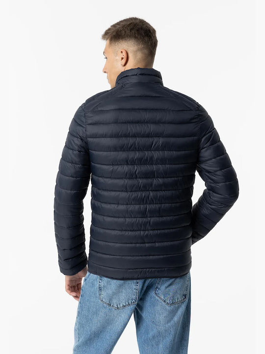 Tiffosi Herren Winter Jacke Lässig Blau