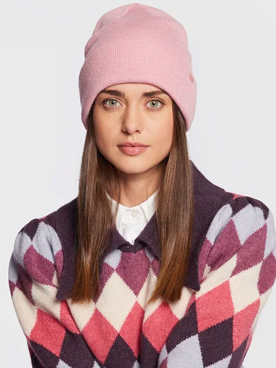 4F Knitted Beanie Cap Pink H4Z22-CAU002-56S
