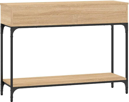 Console Table Wood & Metal L100xW30.5xH75cm