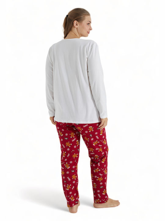 Sexen Winter Women's Pyjama Set White